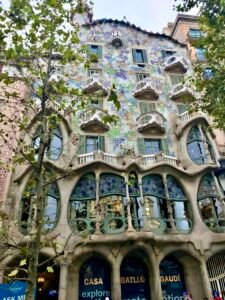 Gaudí's fanciful creation, Casa Batlló, jewel of Barcelona
