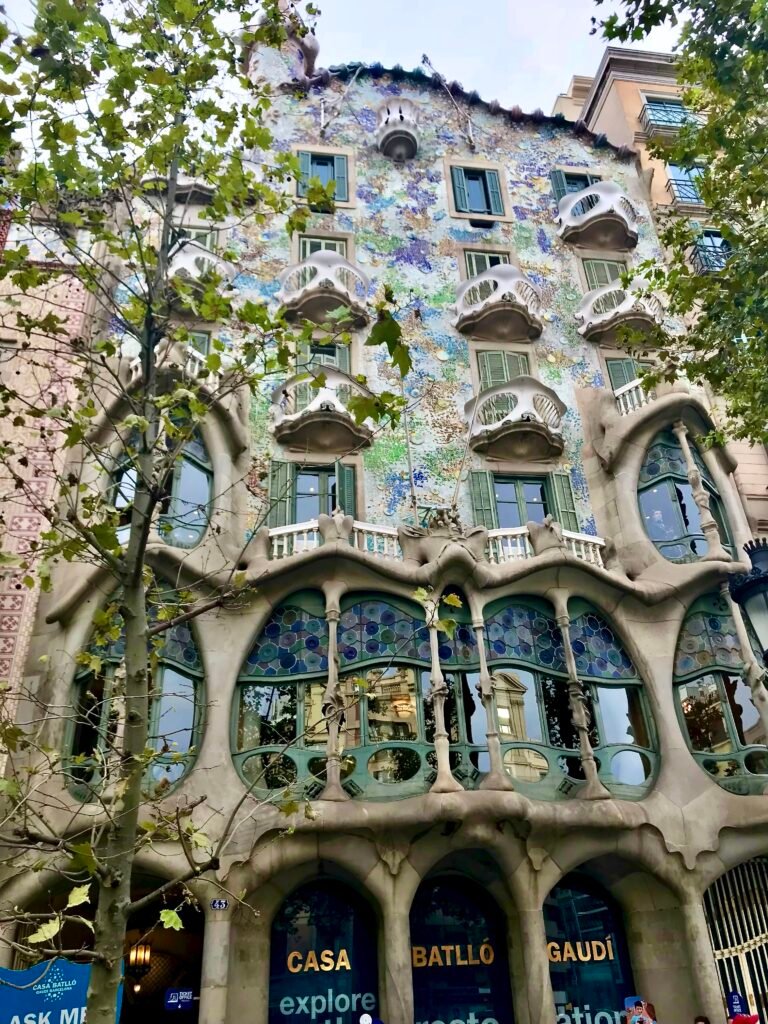 Gaudí's fanciful creation, Casa Batlló, jewel of Barcelona