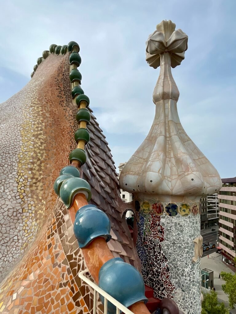The "spine" of the dragon of St. Jordi.